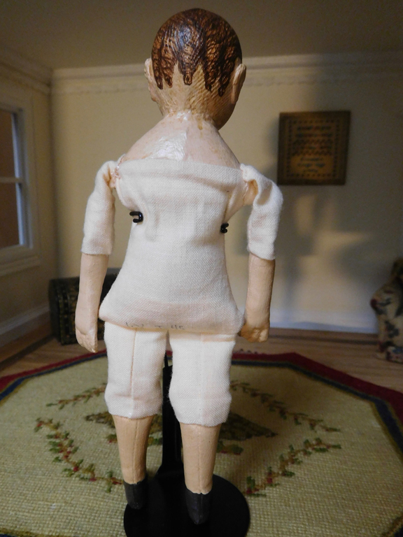 Girl Izannah Walker style miniature doll