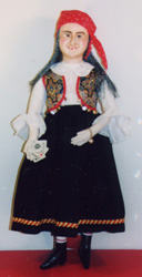 Gypsy Magda in costume