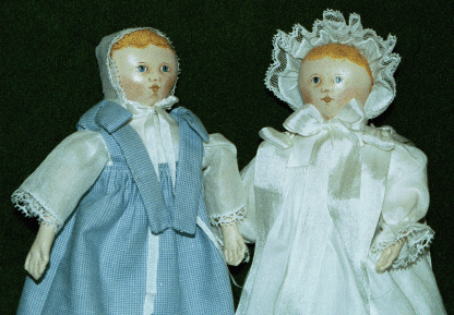 Two Laurelleaf Columbian Dolls