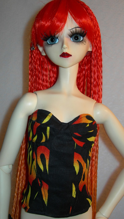 Lollypop handmade corset for Dollfies