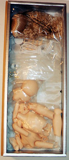 Opened box showing contents