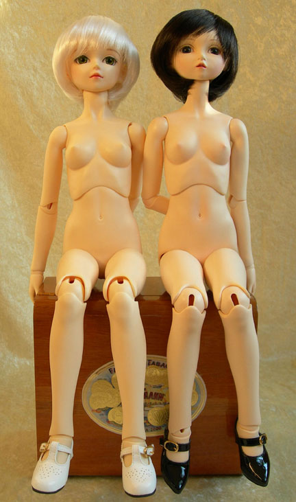 Resin doll knee differences